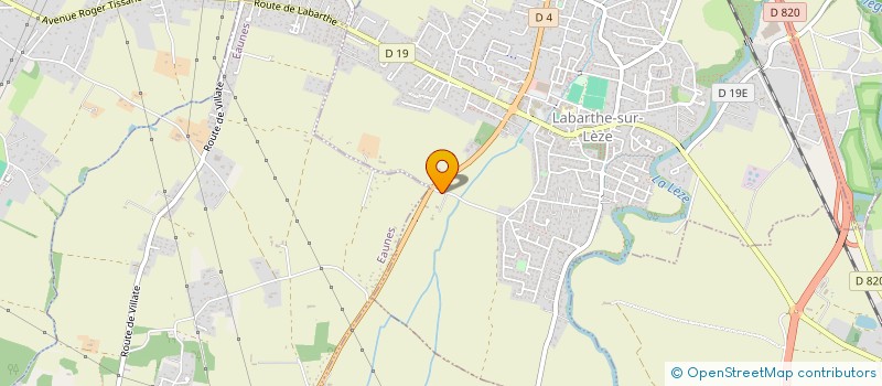 localisation de l'entreprise PEPINIERE DES TROPIQUES ESPACES VERTS à LABARTHE-SUR-LEZE