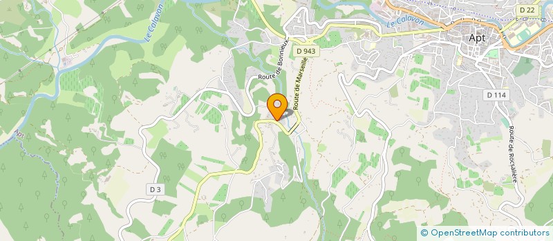 localisation de l'entreprise PEPINIERE DU PLAN D'EAU  APT