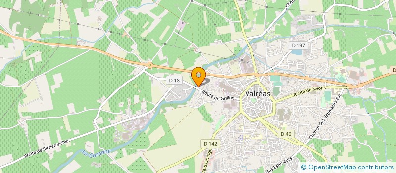 localisation de l'entreprise PEPINIERE FARAVEL à VALREAS