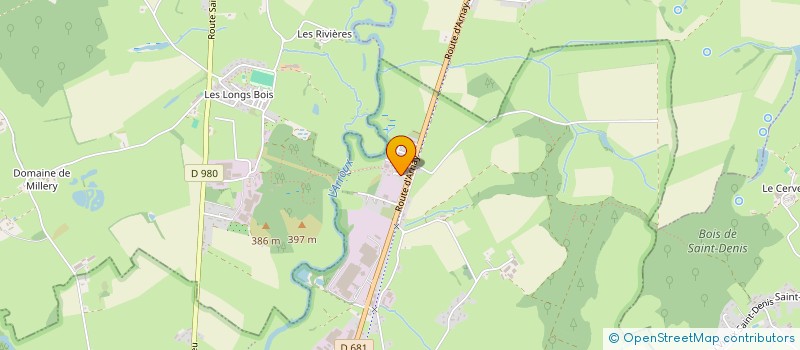 localisation de l'entreprise PEPINIERE FORESTIERE DES BELLES VUES  DRACY-SAINT-LOUP