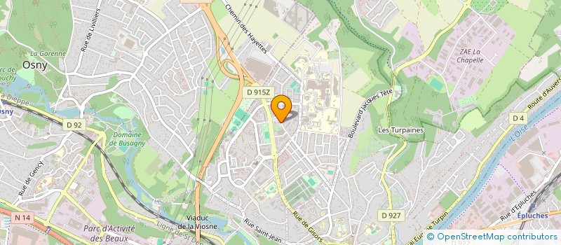 localisation de l'entreprise PEPINIERE FRUIT ORNE IL FRANCE  PONTOISE