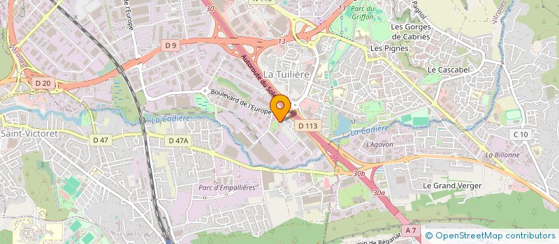 localisation de l'entreprise PEPINIERE HISTOIRES D'ENTREPRISES à VITROLLES
