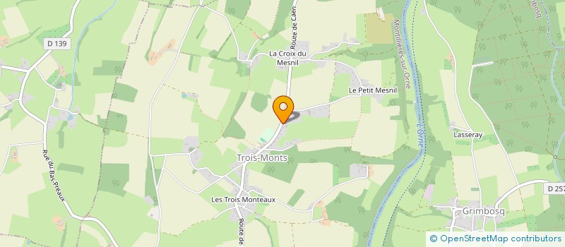 localisation de l'entreprise PEPINIERE JAMET  EVRECY