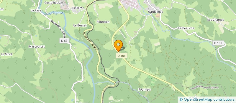 localisation de l'entreprise PEPINIERE JPB à TENCE