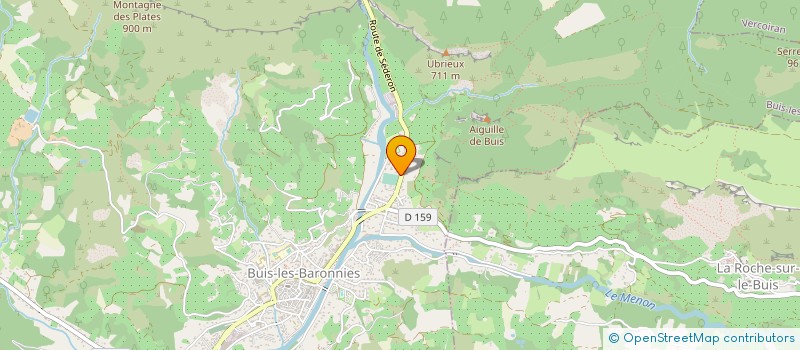 localisation de l'entreprise PEPINIERE L'ORCHIDEE ANGELIQUE  BUIS-LES-BARONNIES