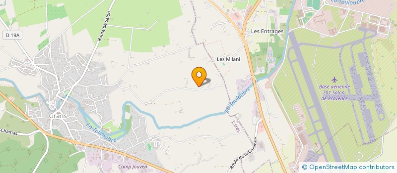 localisation de l'entreprise PEPINIERE LA FERIGOULE  GRANS