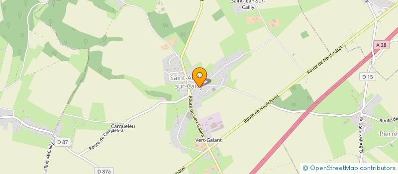 localisation de l'entreprise PEPINIERE PAUL LECOMPTE à SAINT-ANDRE-SUR-CAILLY