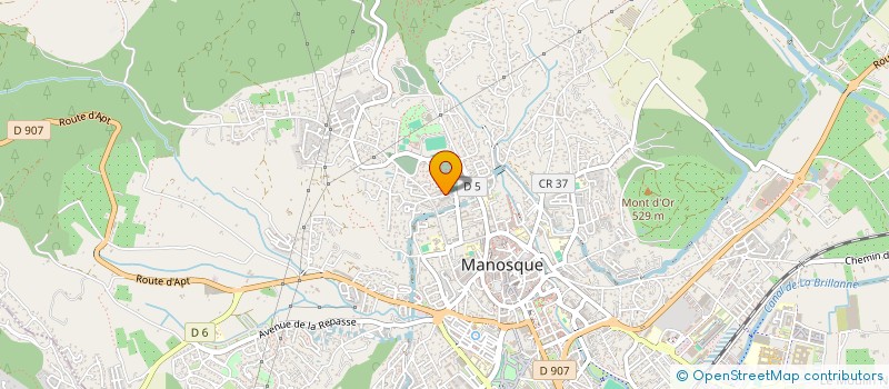 localisation de l'entreprise PEPINIERE VALLEY  MANOSQUE
