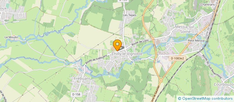 localisation de l'entreprise PEPINIERES ANTIER  GEVINGEY