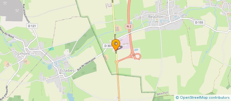 localisation de l'entreprise PEPINIERES BEAUFORT SERVICES  BEAUFORT