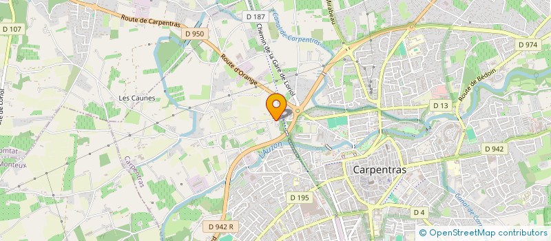 localisation de l'entreprise PEPINIERES BUTON à CARPENTRAS