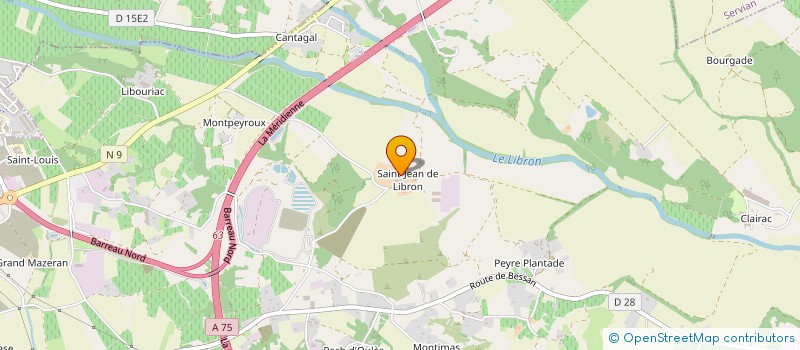 localisation de l'entreprise PEPINIERES CROS VIGUIER à BEZIERS