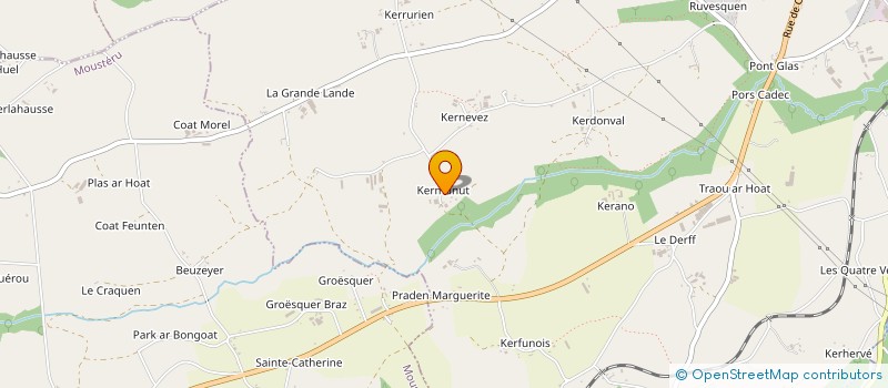 localisation de l'entreprise PEPINIERES DE KERMUNUT à GRACES