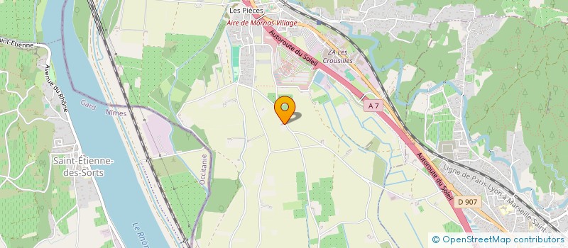 localisation de l'entreprise PEPINIERES DE LATAPIE  MORNAS