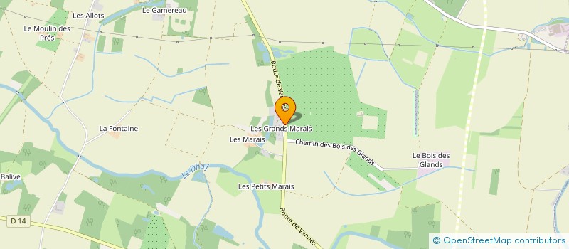 localisation de l'entreprise PEPINIERES DE VILDE à SANDILLON