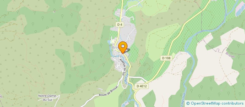 localisation de l'entreprise PEPINIERES DES BORDS DE L AVEZE à BRISSAC