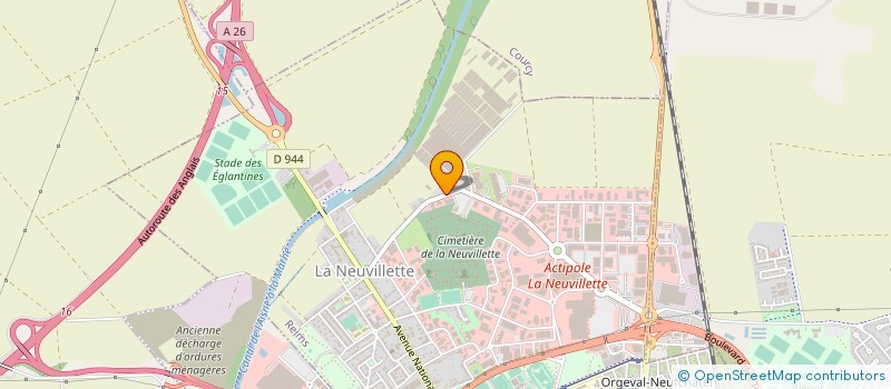 localisation de l'entreprise PEPINIERES DES CAVALIERS  REIMS