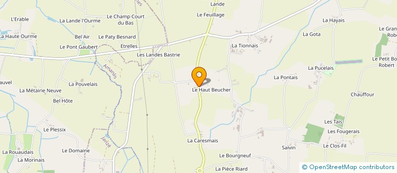 localisation de l'entreprise PEPINIERES DESILES  AMANLIS