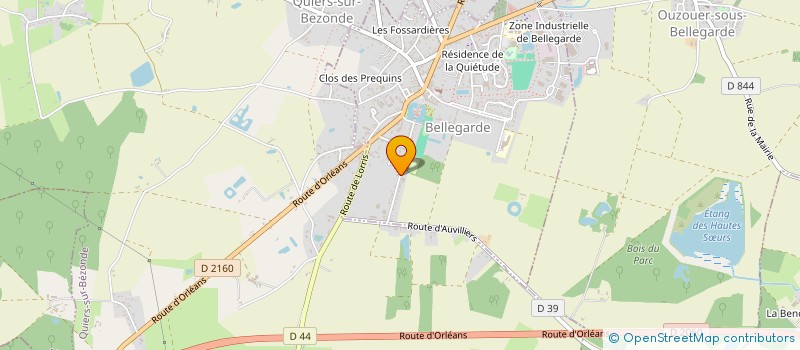 localisation de l'entreprise PEPINIERES DESNOUES à BELLEGARDE