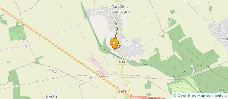 localisation de l'entreprise PEPINIERES DIDIER BOUCHER  GAUVILLE-LA-CAMPAGNE