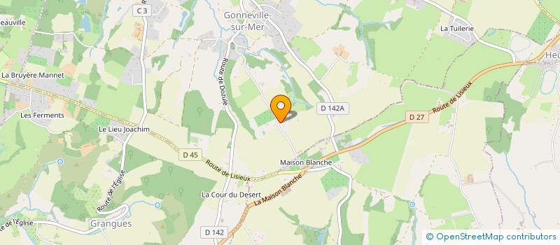 localisation de l'entreprise PEPINIERES DU CAP VERT  GONNEVILLE-SUR-MER