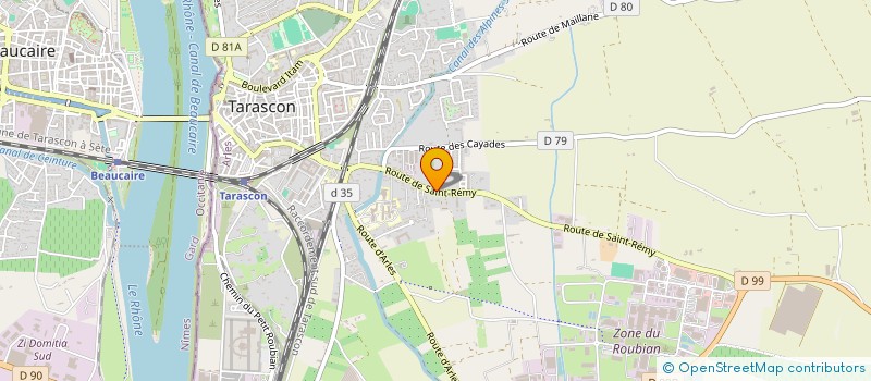 localisation de l'entreprise PEPINIERES DU SOLEIL à TARASCON