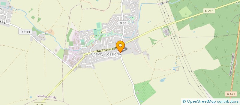 localisation de l'entreprise PEPINIERES DU VAL D'YERRES à CHEVRY-COSSIGNY