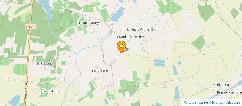 localisation de l'entreprise PEPINIERES GODEAU  MEHERS