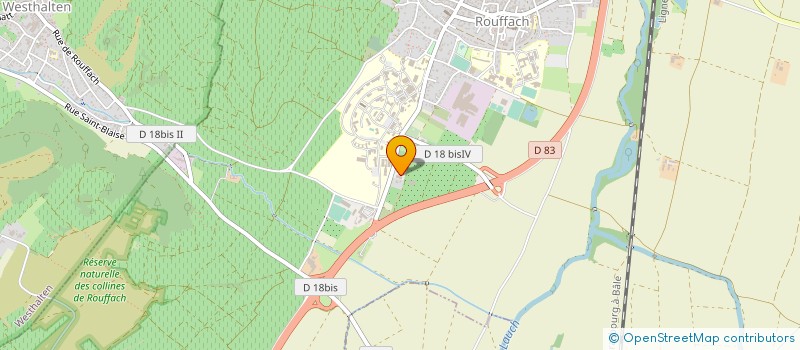 localisation de l'entreprise PEPINIERES JEAN GISSINGER  ROUFFACH