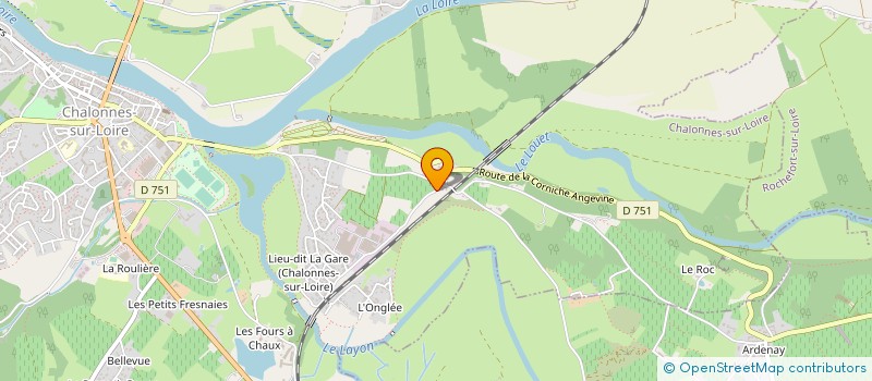 localisation de l'entreprise PEPINIERES LAURENTAISES à MAUGES-SUR-LOIRE