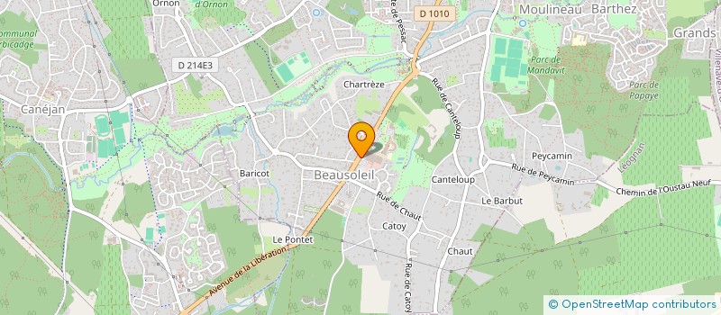 localisation de l'entreprise PEPINIERES LE LANN à GRADIGNAN