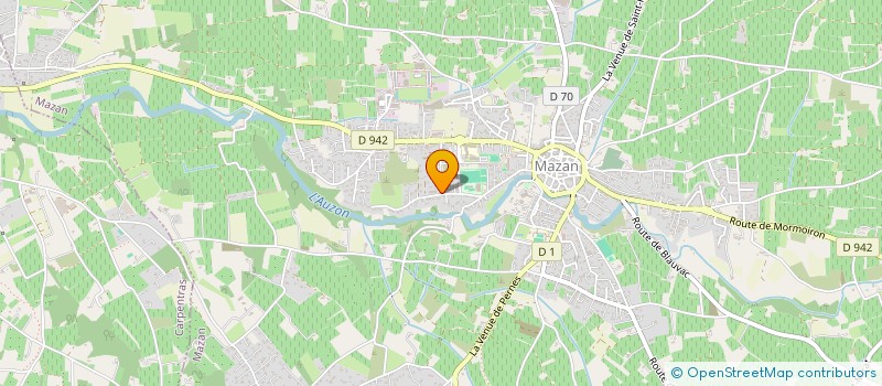 localisation de l'entreprise PEPINIERES LOVERA à MAZAN