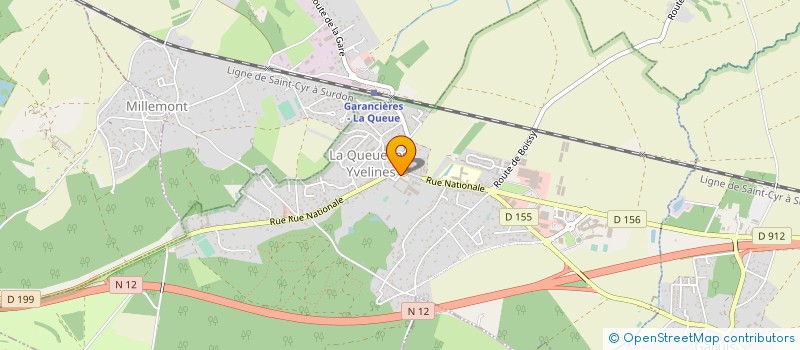 localisation de l'entreprise PEPINIERES POULLAIN à LA QUEUE-LES-YVELINES