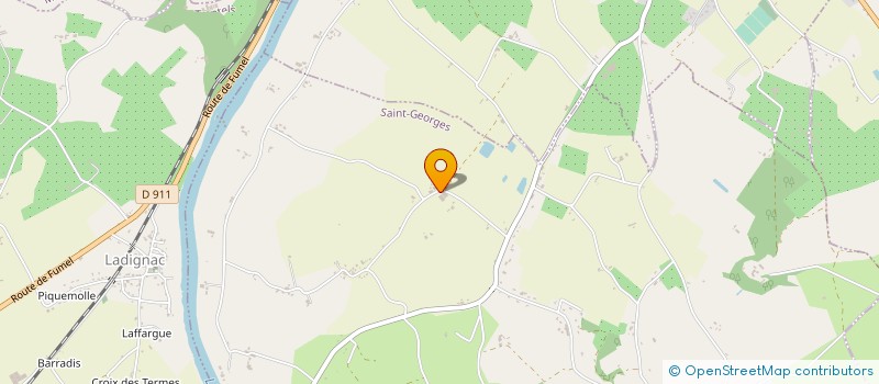 localisation de l'entreprise PEPINIERES POZZER SCEA à SAINT-GEORGES