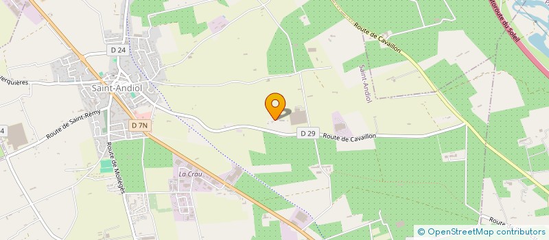 localisation de l'entreprise PEPINIERES PUJANTE à SAINT-ANDIOL