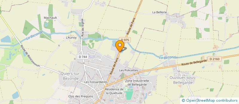 localisation de l'entreprise PEPINIERES RAFFARD à QUIERS-SUR-BEZONDE