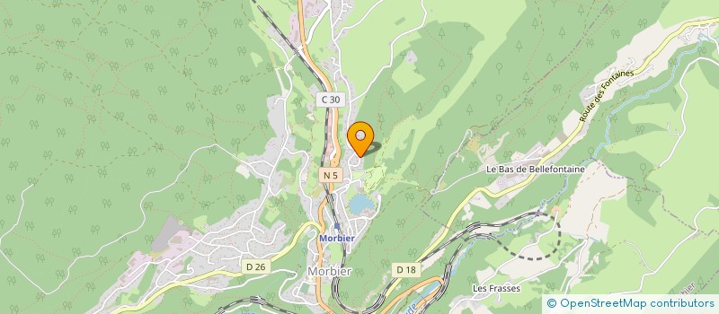 localisation de l'entreprise PEPINIERES REBOUILLAT G. à MORBIER