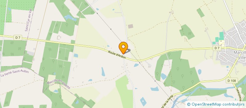 localisation de l'entreprise PEPINIERES ROULLEAU SARL à MARCILLY-EN-VILLETTE