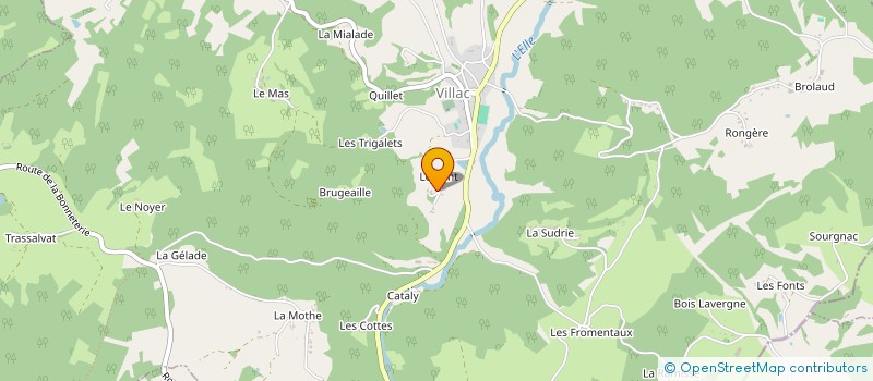 localisation de l'entreprise PEPINIERES THIBAULT  PAZAYAC
