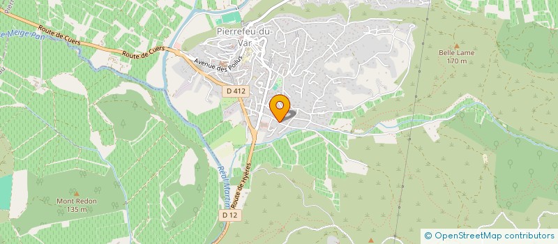 localisation de l'entreprise PEPINIERES VALLEE à PIERREFEU-DU-VAR