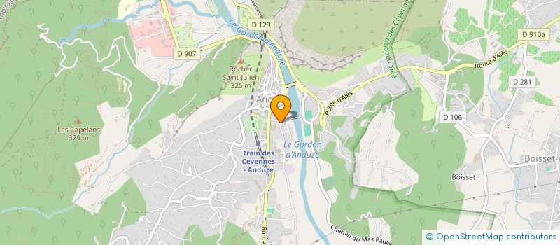 localisation de l'entreprise PEPINIERES VALMALLE à ANDUZE