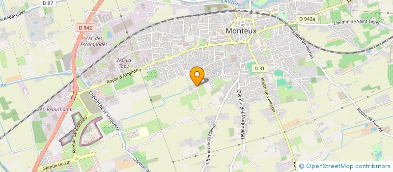 localisation de l'entreprise PEPINIERES VARELLI à MONTEUX