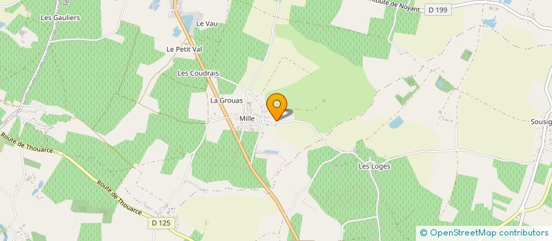 localisation de l'entreprise PEPINIERES VITICOLES D'ANJOU à BELLEVIGNE-EN-LAYON