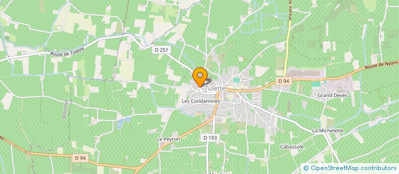 localisation de l'entreprise PEPINIERES VITICOLES GAMBUS à SUZE-LA-ROUSSE
