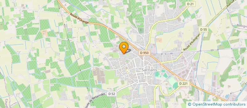 localisation de l'entreprise PEPINIERES VITICOLES LE MISTRAL à SARRIANS