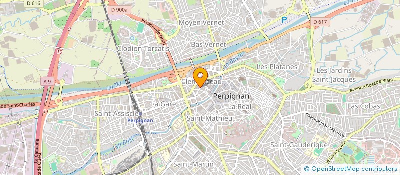 localisation de l'entreprise PEPINO  PERPIGNAN