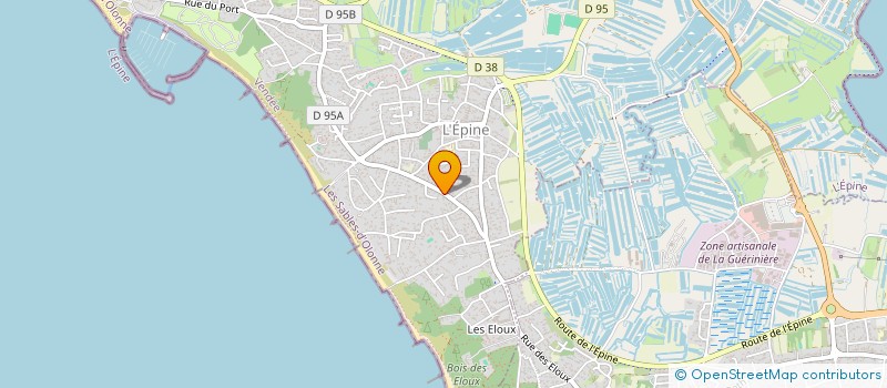 localisation de l'entreprise PEPINO  L'EPINE