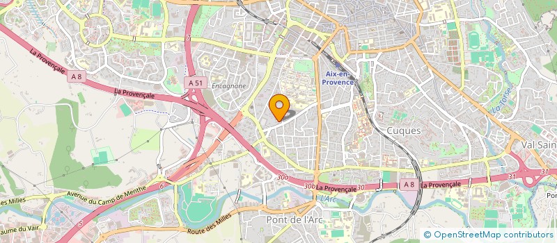 localisation de l'entreprise PEPINO FREDERIC à AIX EN PROVENCE
