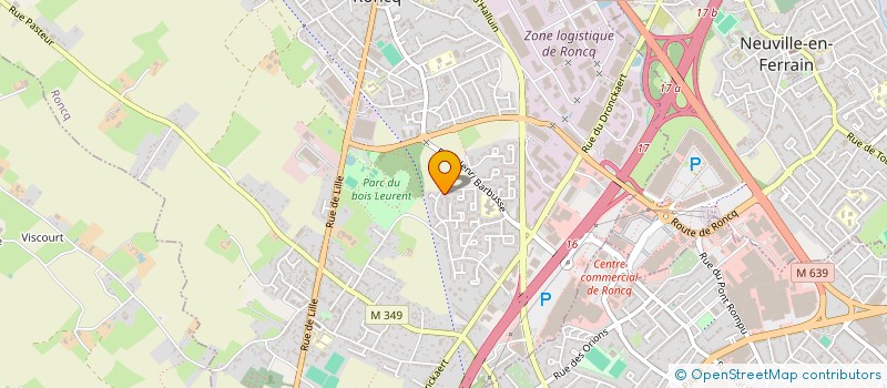 localisation de l'entreprise PEPINORD  RONCQ