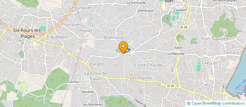 localisation de l'entreprise PEPIOLE INVEST à LA SEYNE-SUR-MER